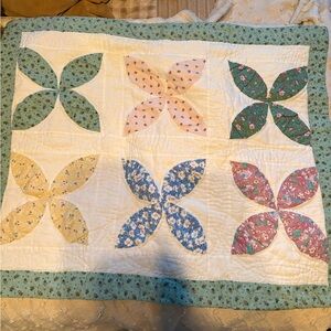 Floral Patchwork Quilted Queen Shams